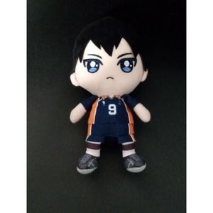 Haikyuu!! Tobio Kageyama Sitting Chibi Plush Doll Toys Official Japan 7" tall